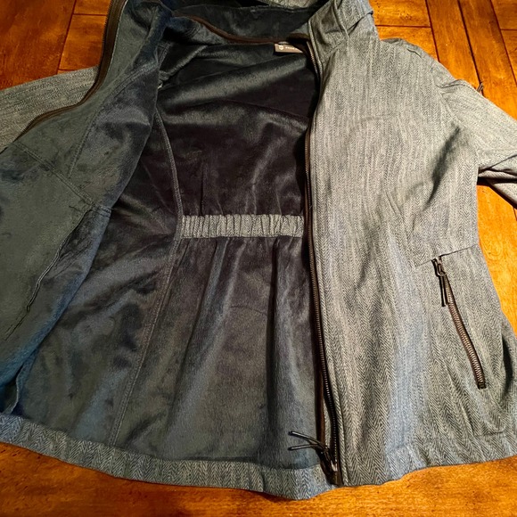 Free Country Softshell Hooded Jacket Womens XL Green 1.2.2.0:A-0007 - Picture 3 of 14